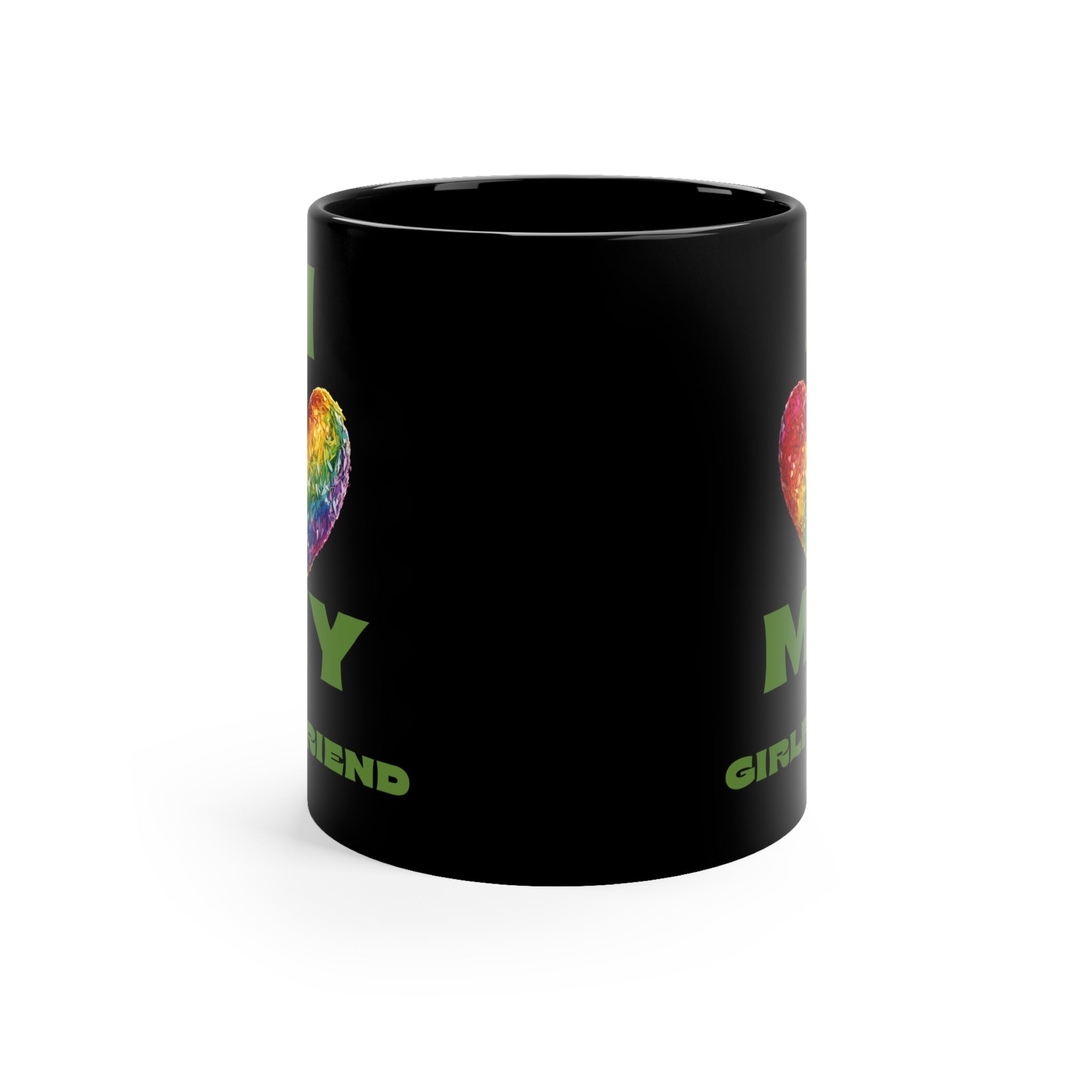 Love-themed drinking mug - alternate view