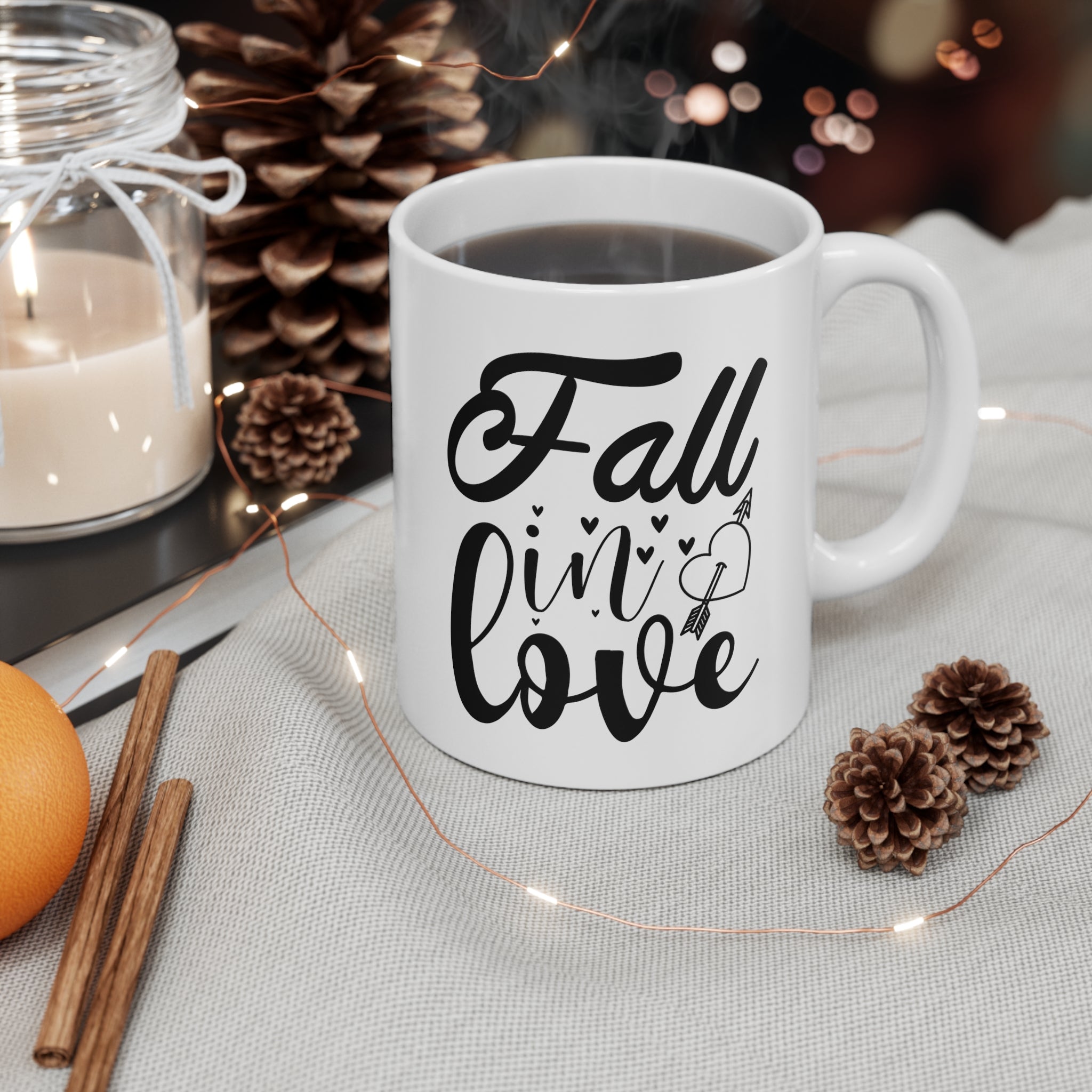 Fall Love Decorated Mug - alternate view