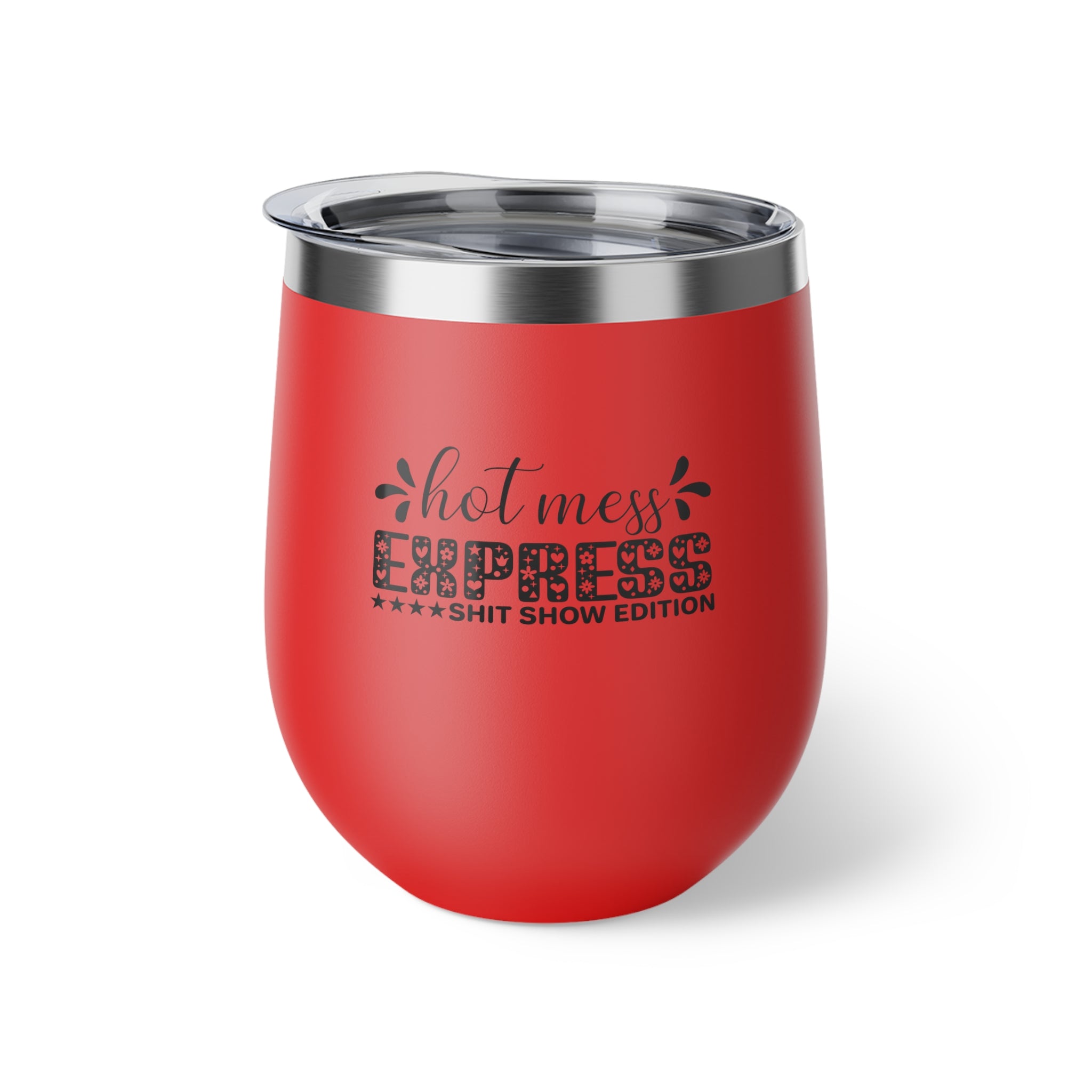 Express Shit Show Wine Tumbler - alternate view