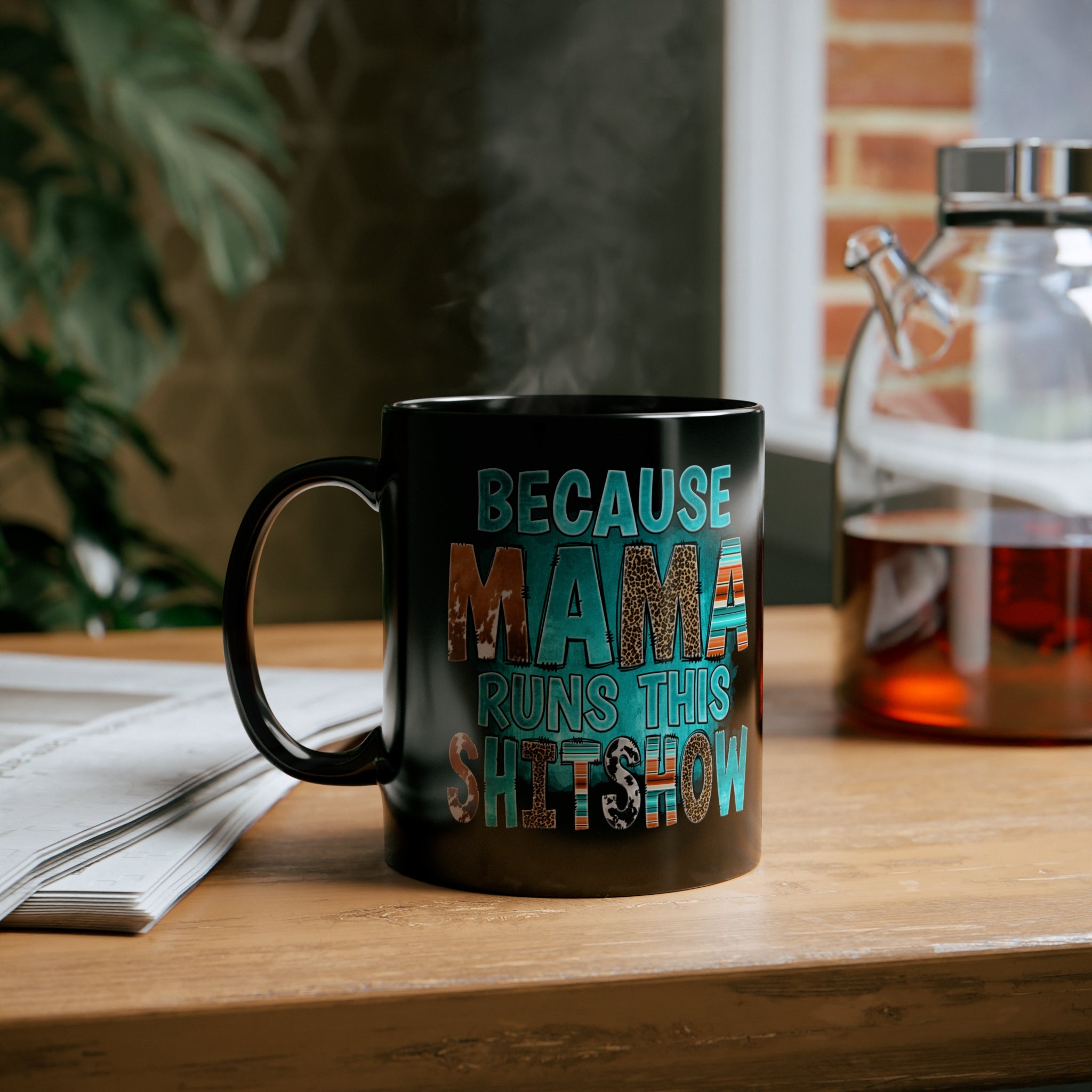 Mama-themed humorous mug - alternate view
