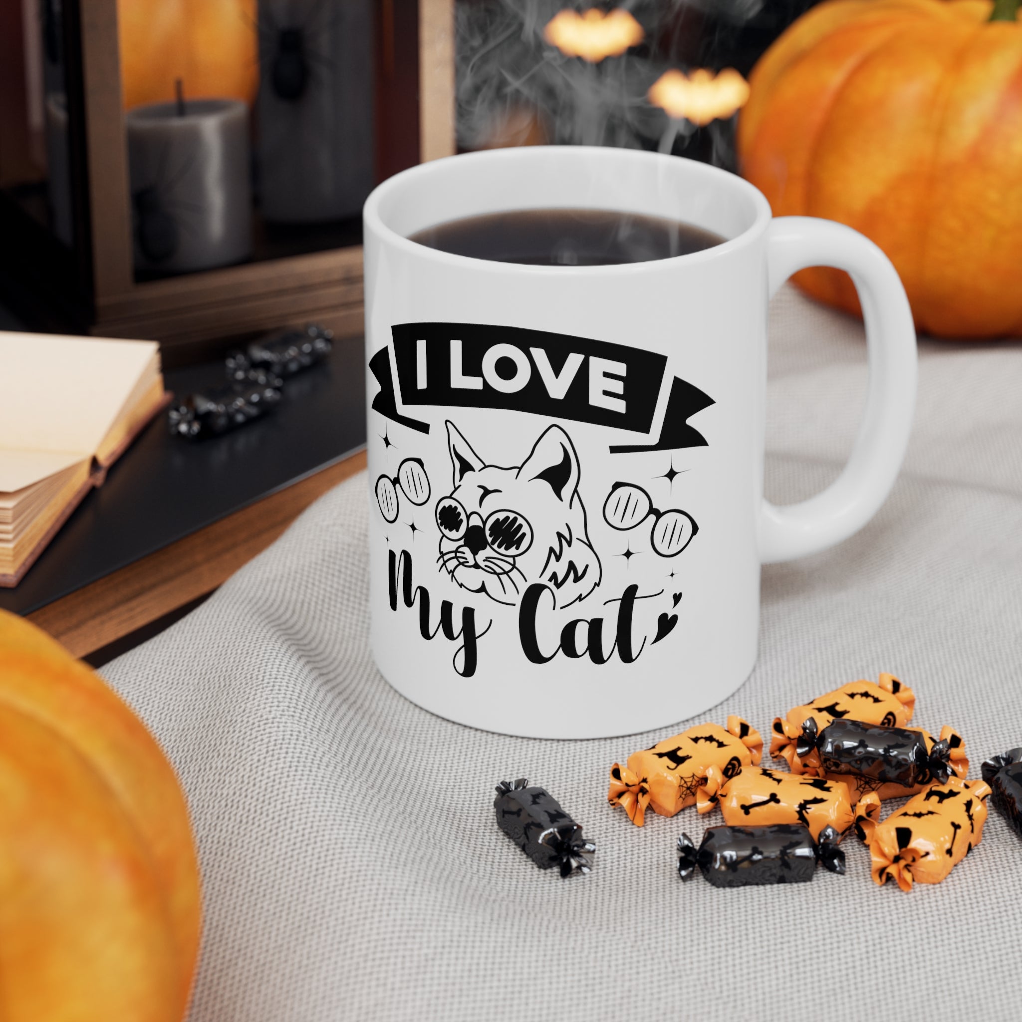 Cat-themed Drink Mug