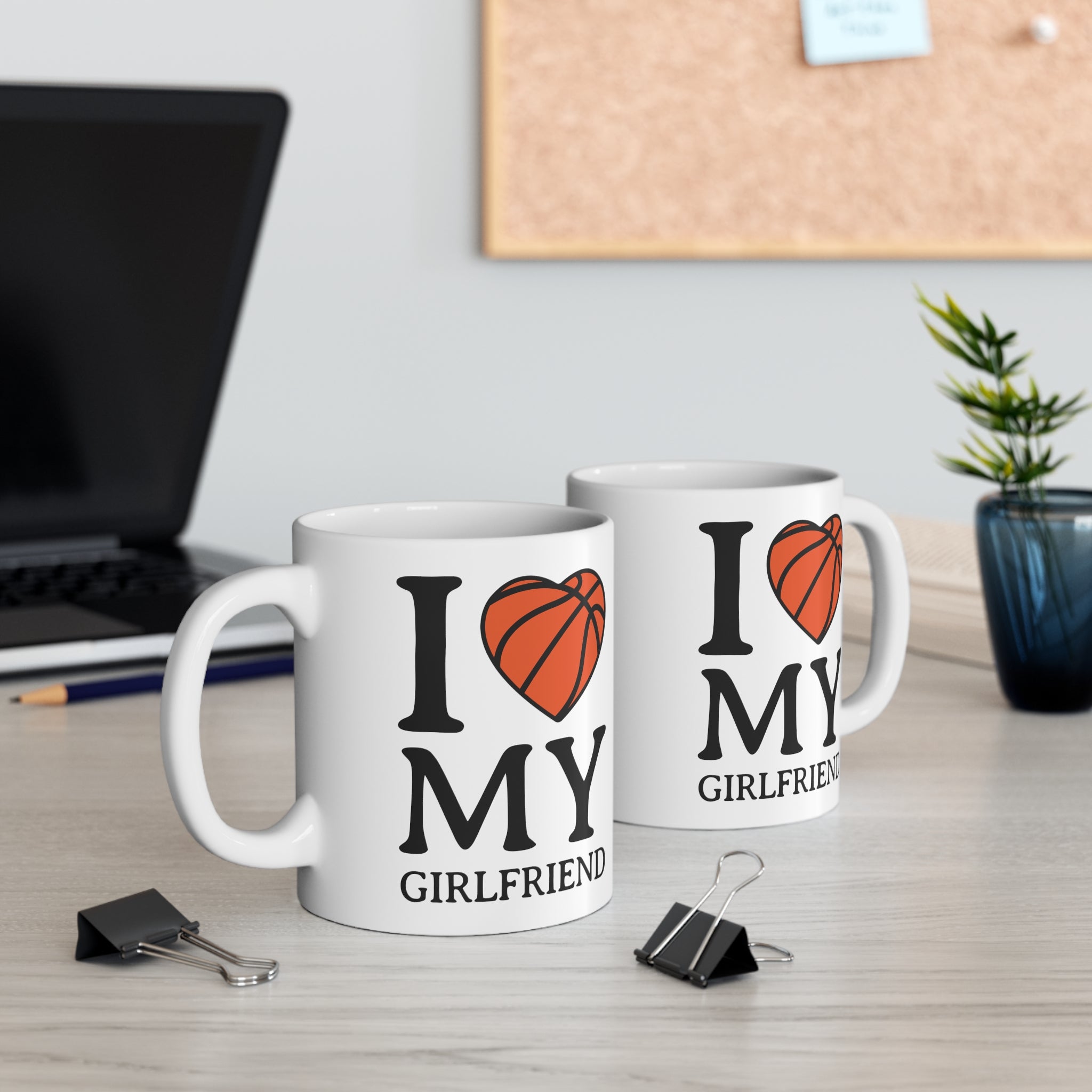 Basketball Heart Mug - alternate view