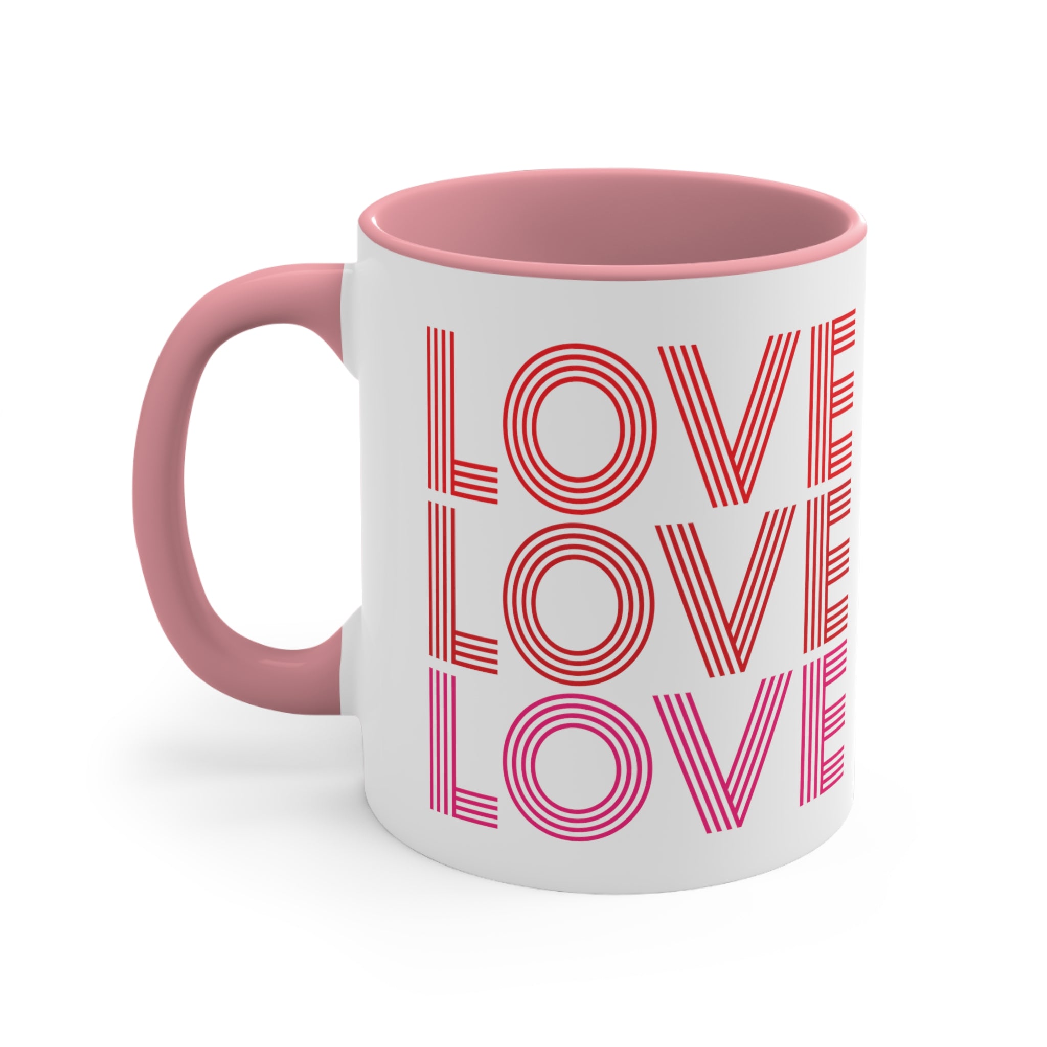 Love-printed beverage mug - alternate view