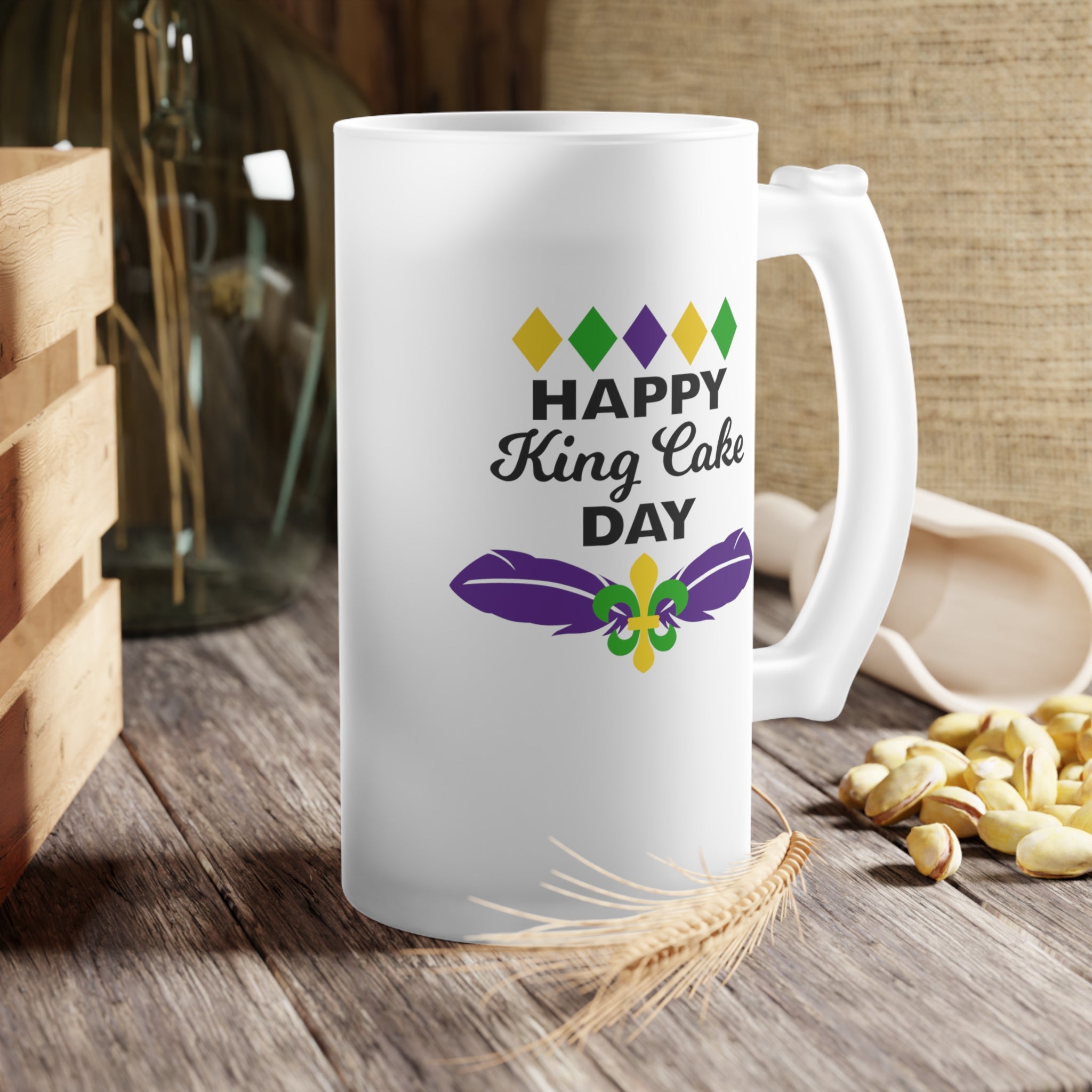 Mardi Gras King Cake Mug - alternate view