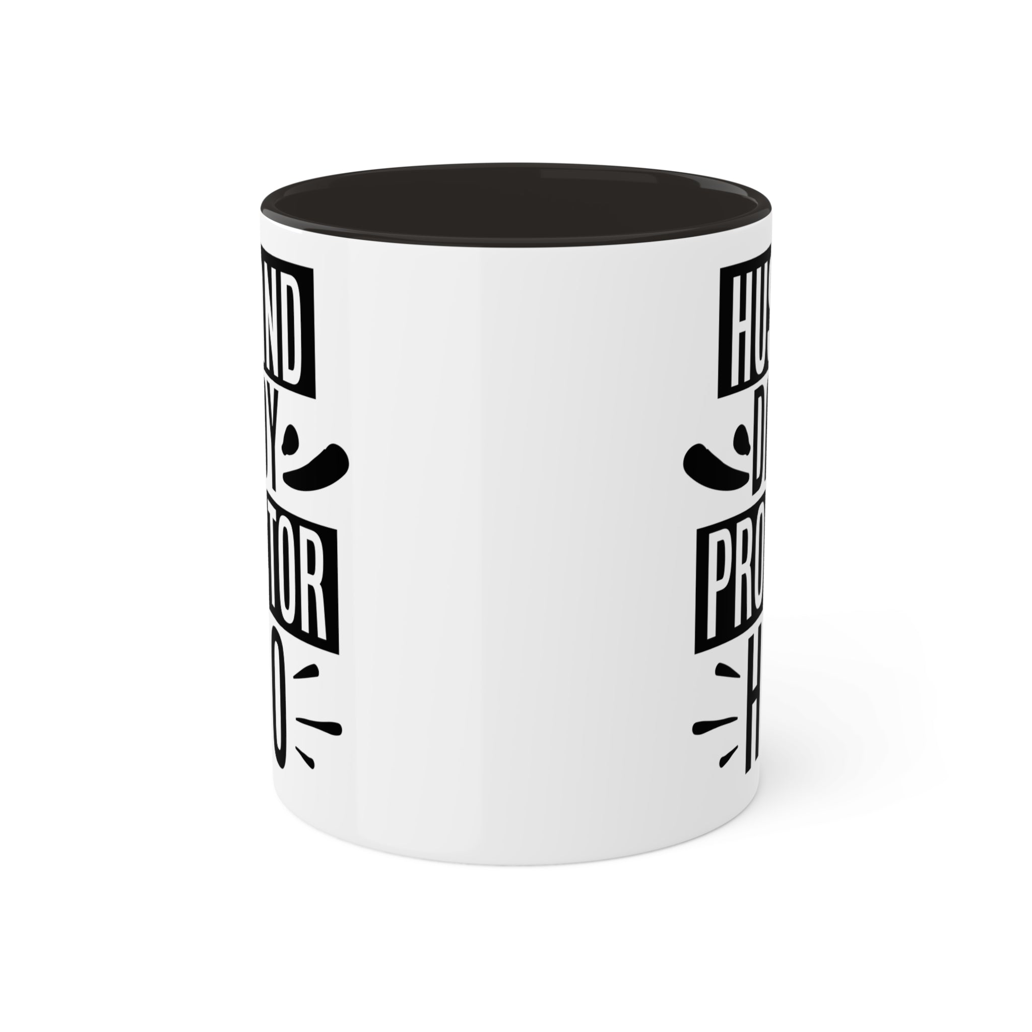 Text - decorated drinking mug - alternate view