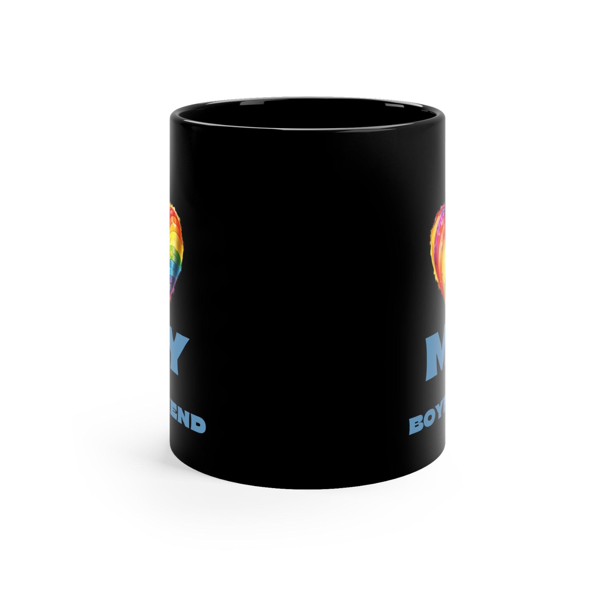 Pride heart drinking mug - alternate view