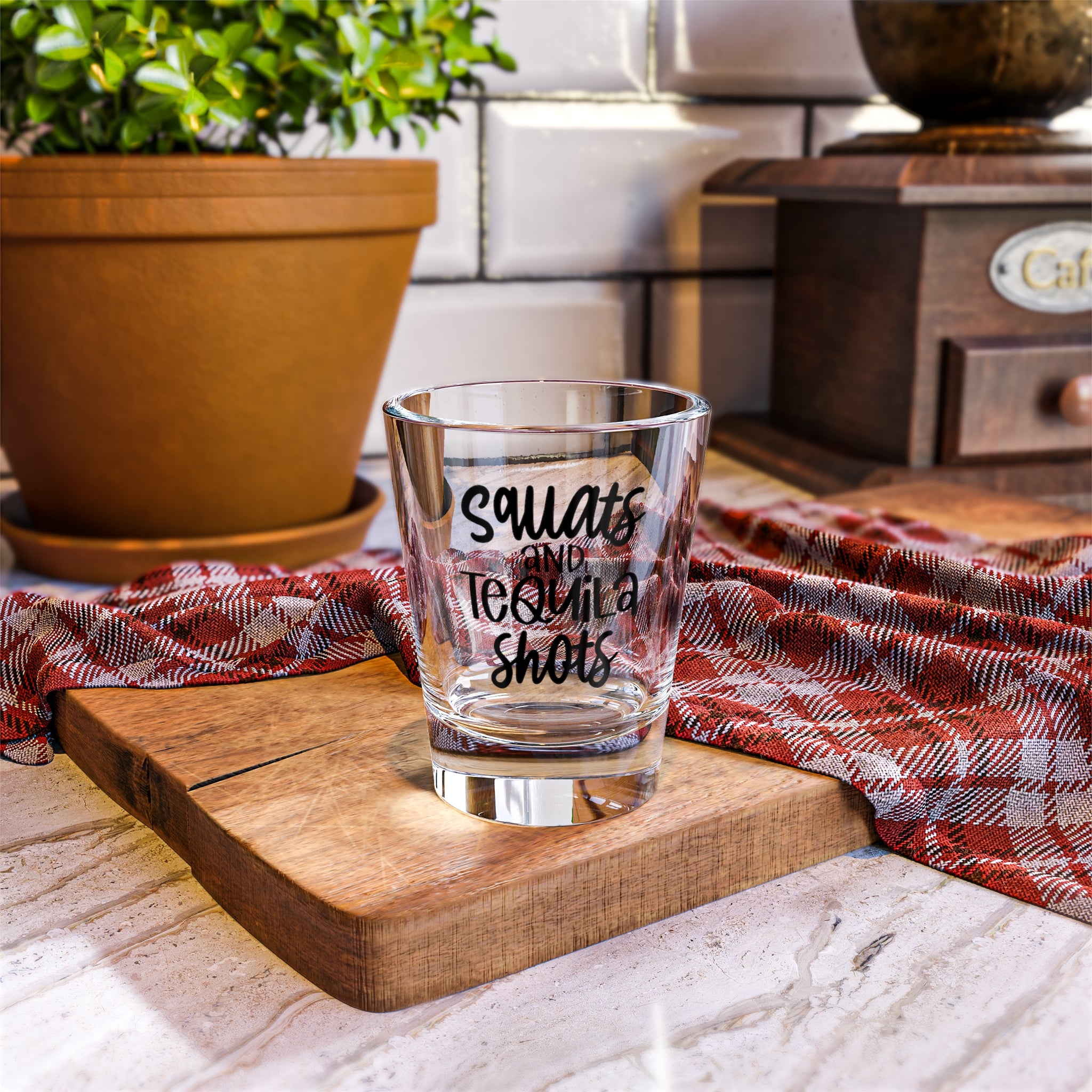 Squats and Tequila Shotware - alternate view