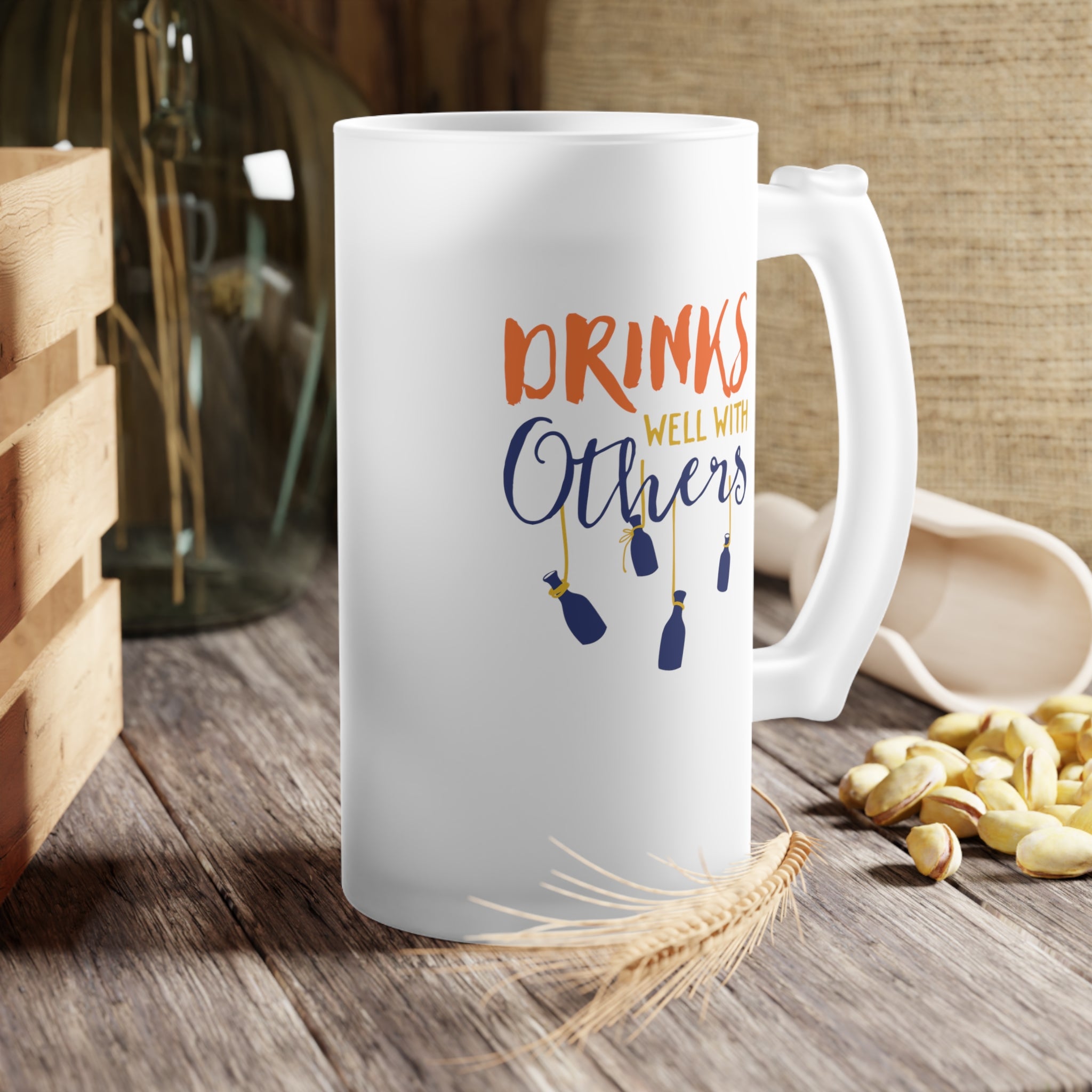 Frosted Drink Stein - alternate view