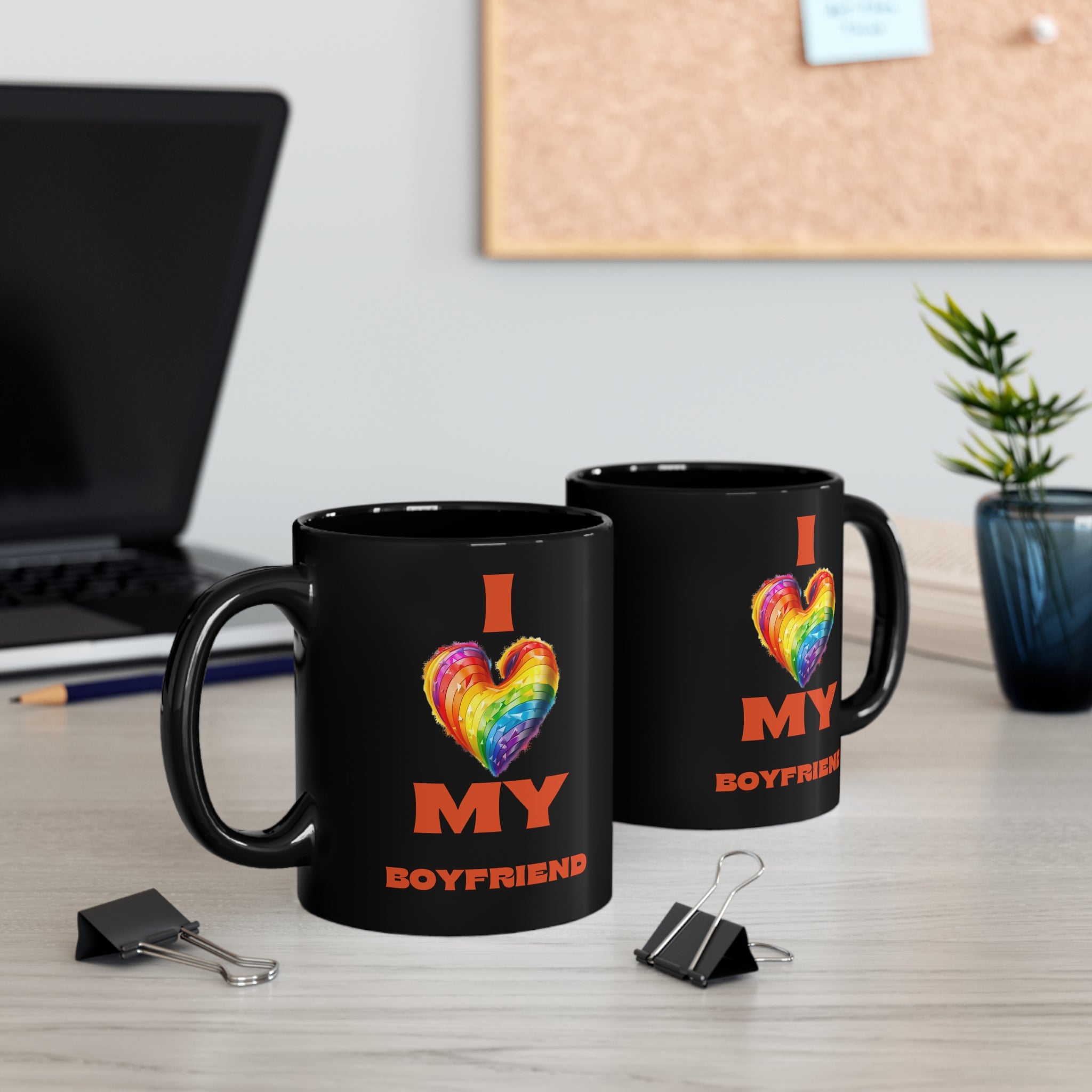Pride-themed Heart Mug - alternate view
