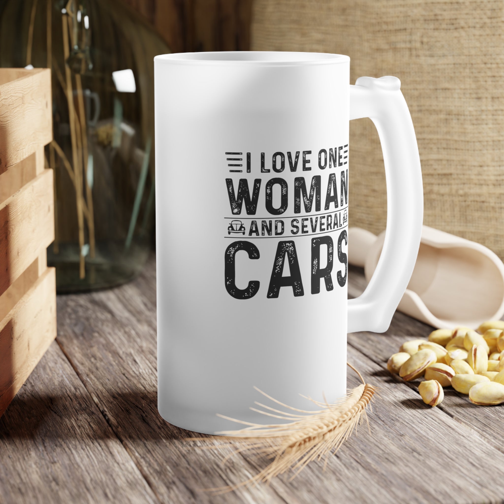Tall Car-Themed Mug - alternate view