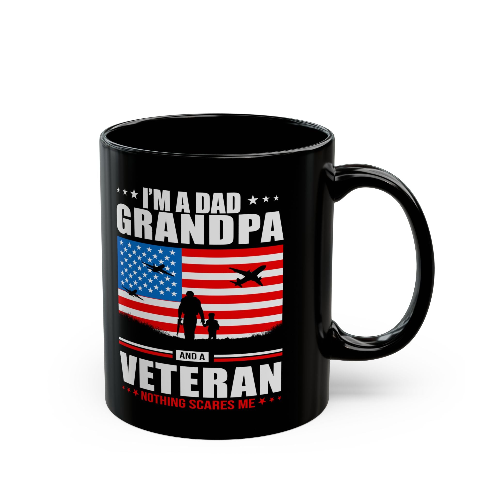 Patriotic Veteran Family Mug - alternate view