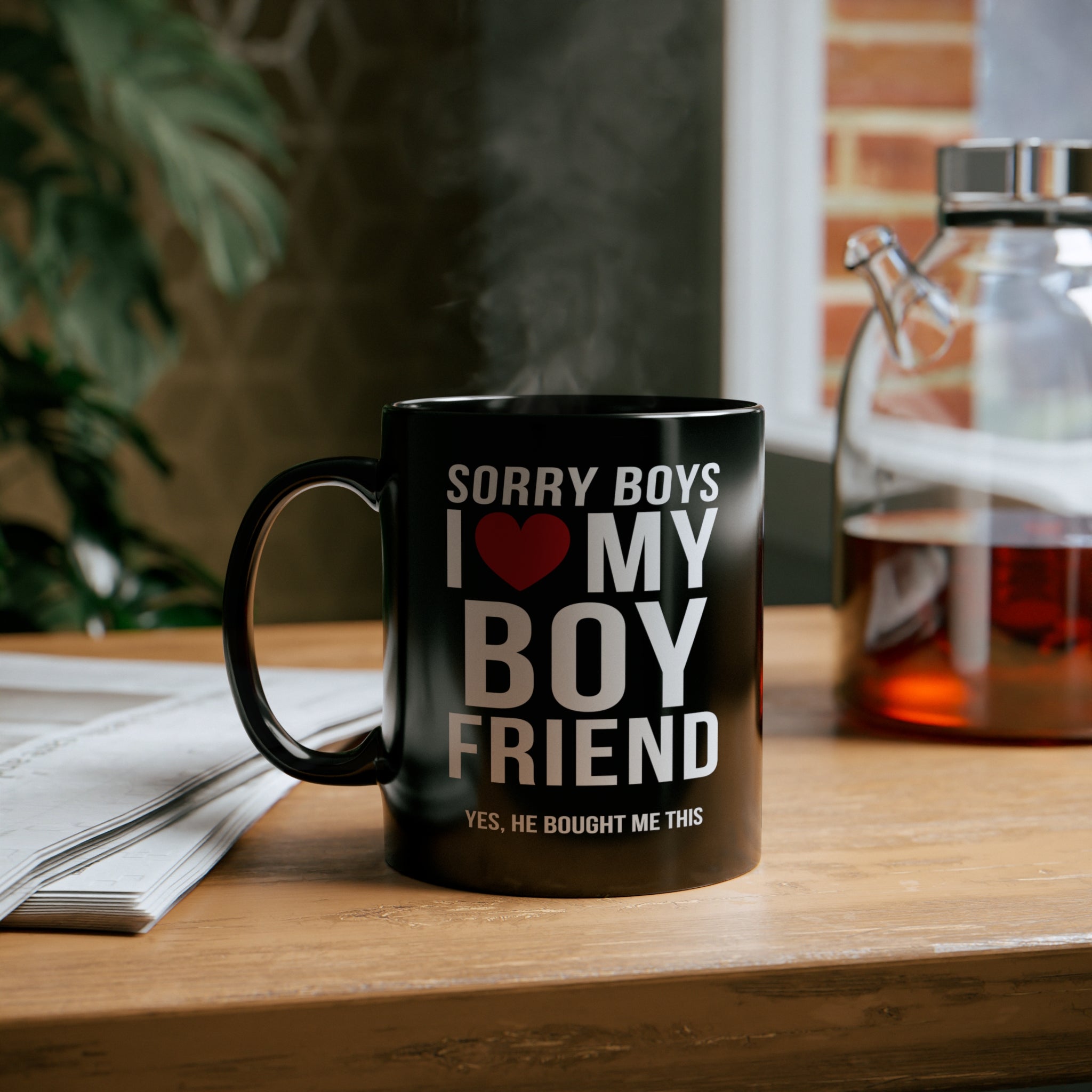 Romantic message mug - alternate view