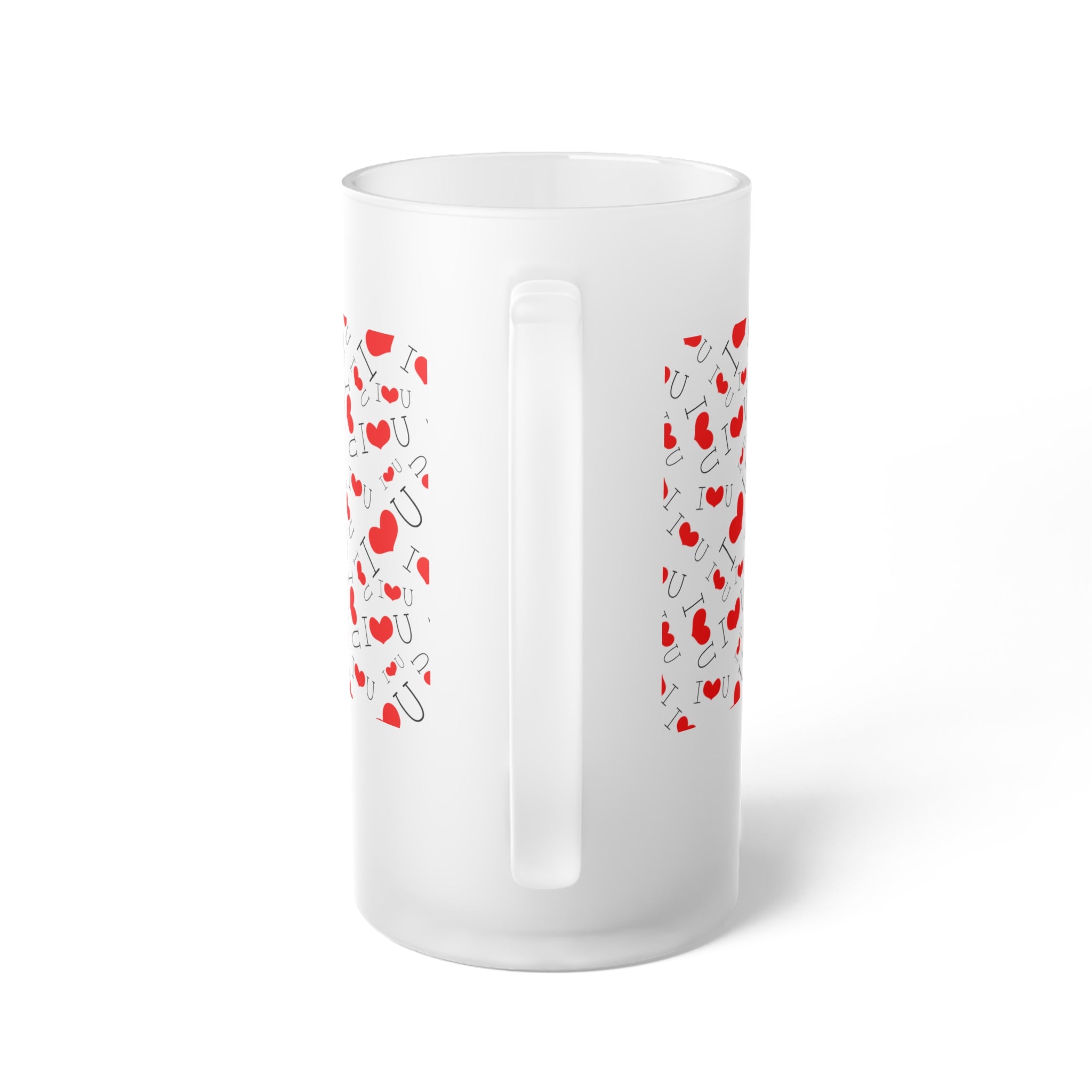Heart and Love Text Mug - alternate view