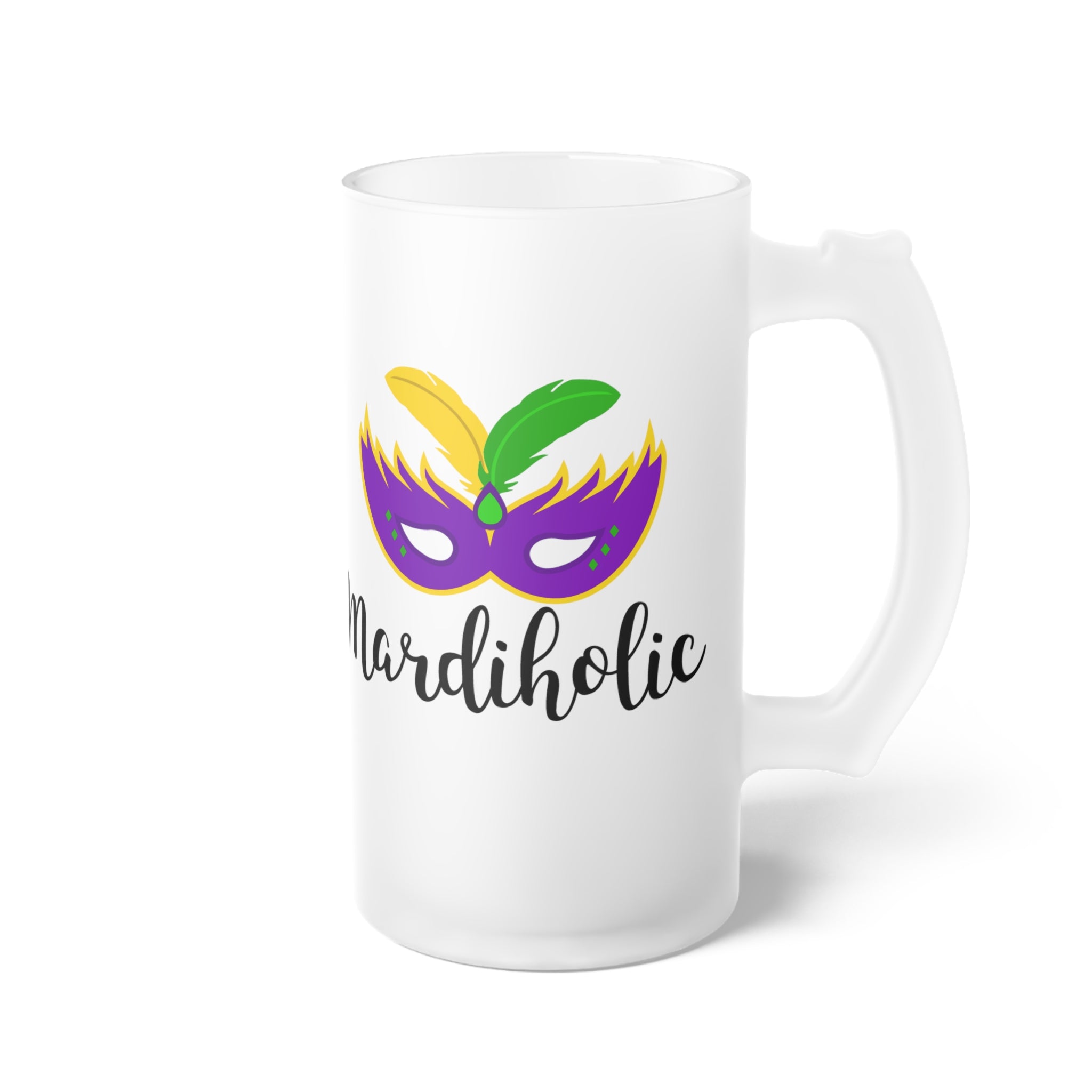 Cylindrical Glass Beer Mug - alternate view