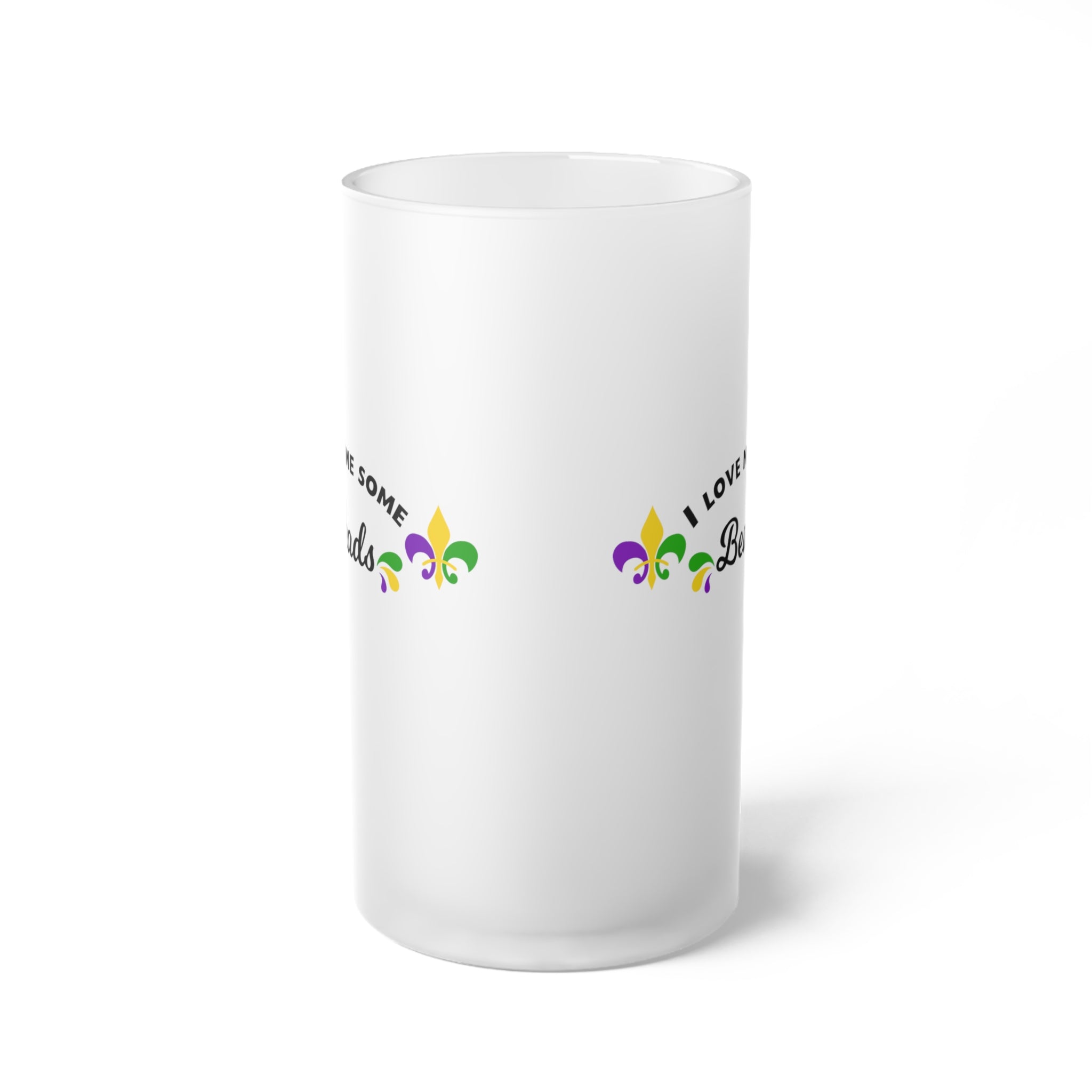 Mardi Gras tall drinker - alternate view