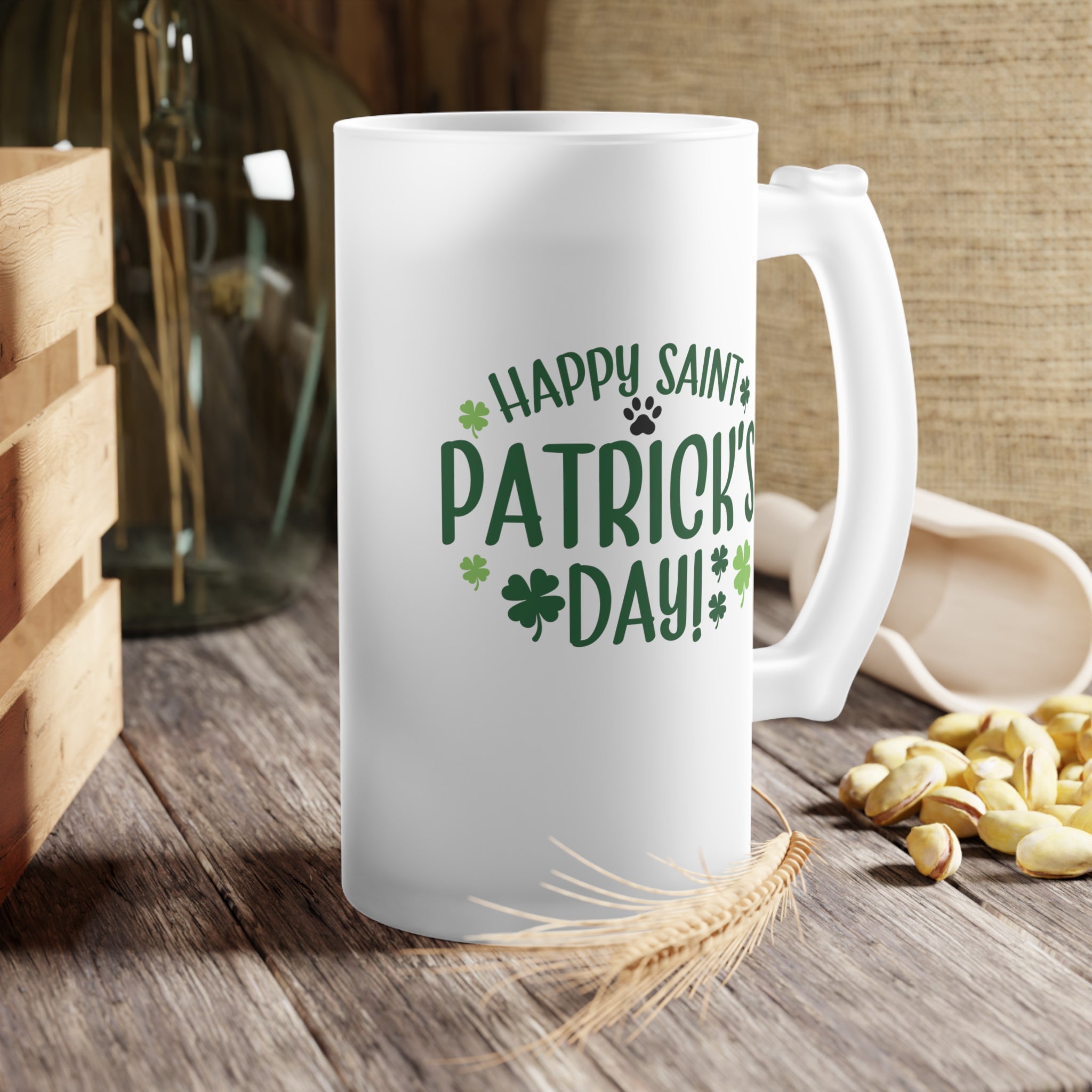 St. Patrick's Day Drinking Stein - alternate view