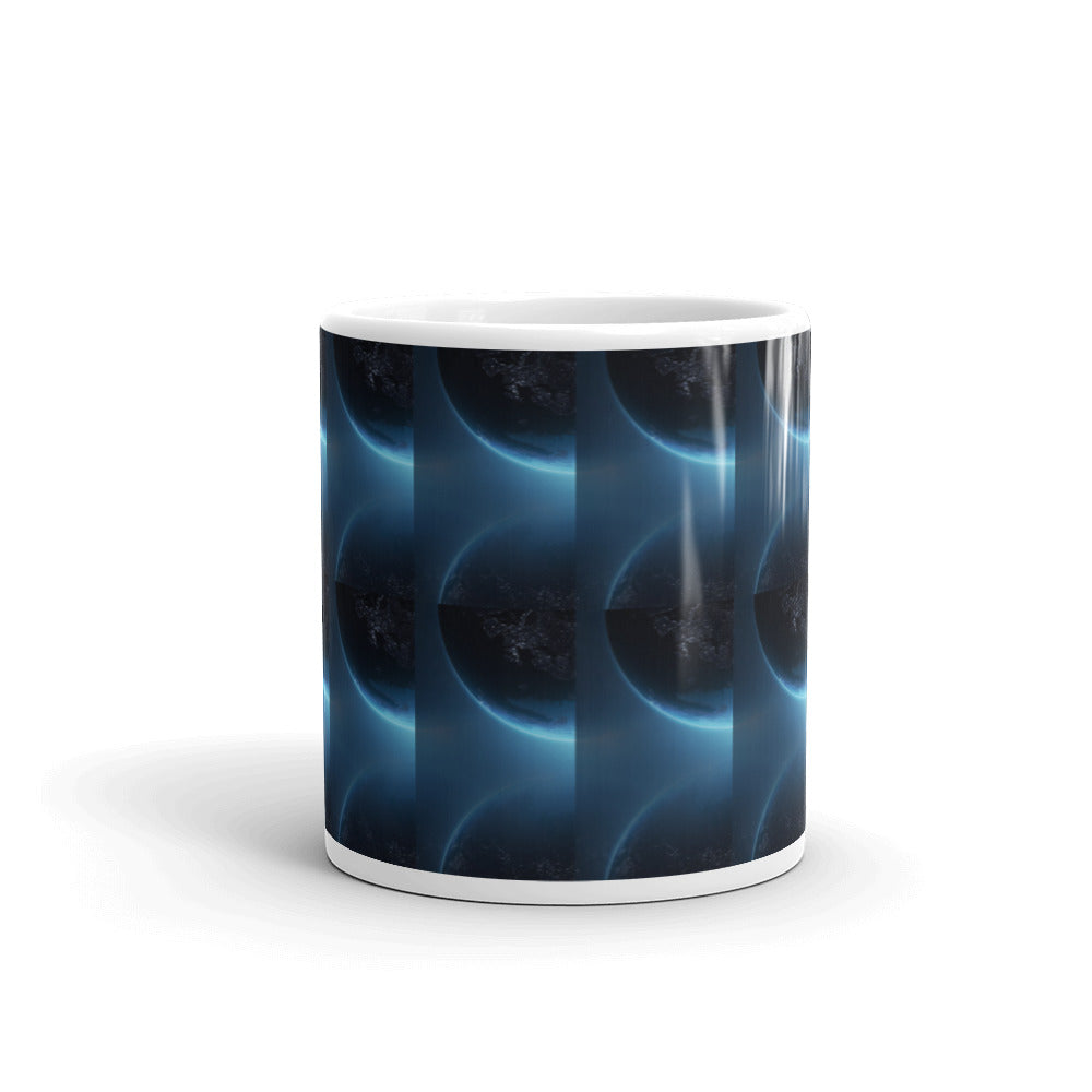 Space pattern drinking mug - alternate view