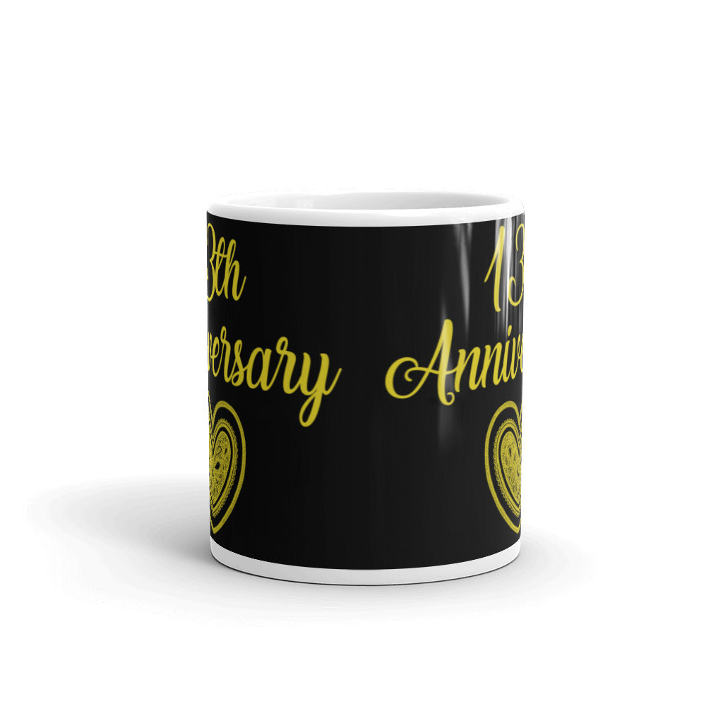13th Anniversary Gift Mug - alternate view