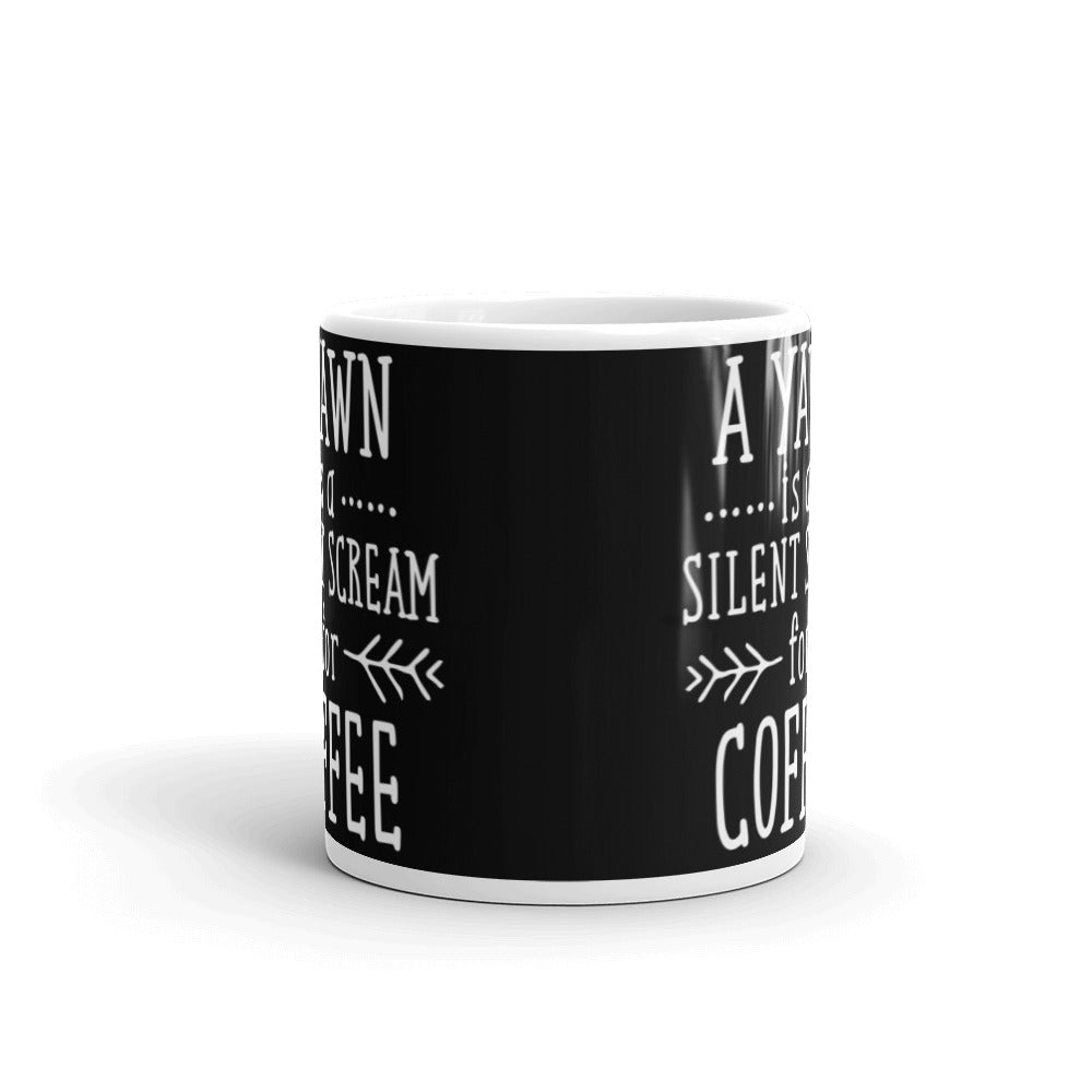 Screaming Coffee Mug - alternate view