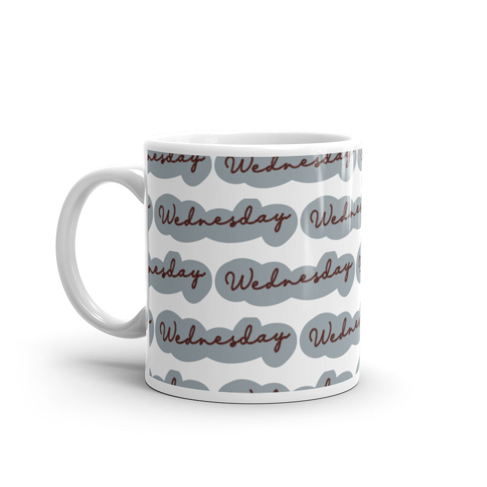 Wednesday cloud pattern mug - alternate view
