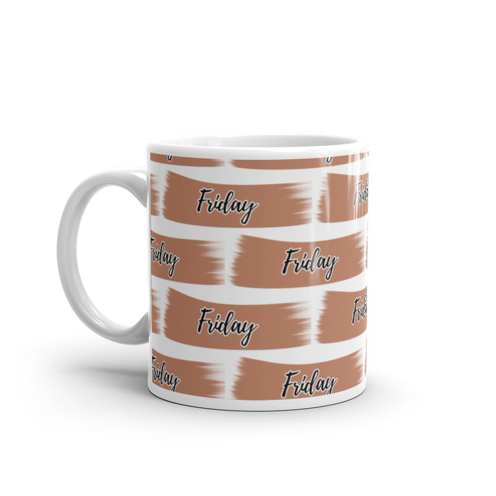 Friday Brushstroke Mug - alternate view