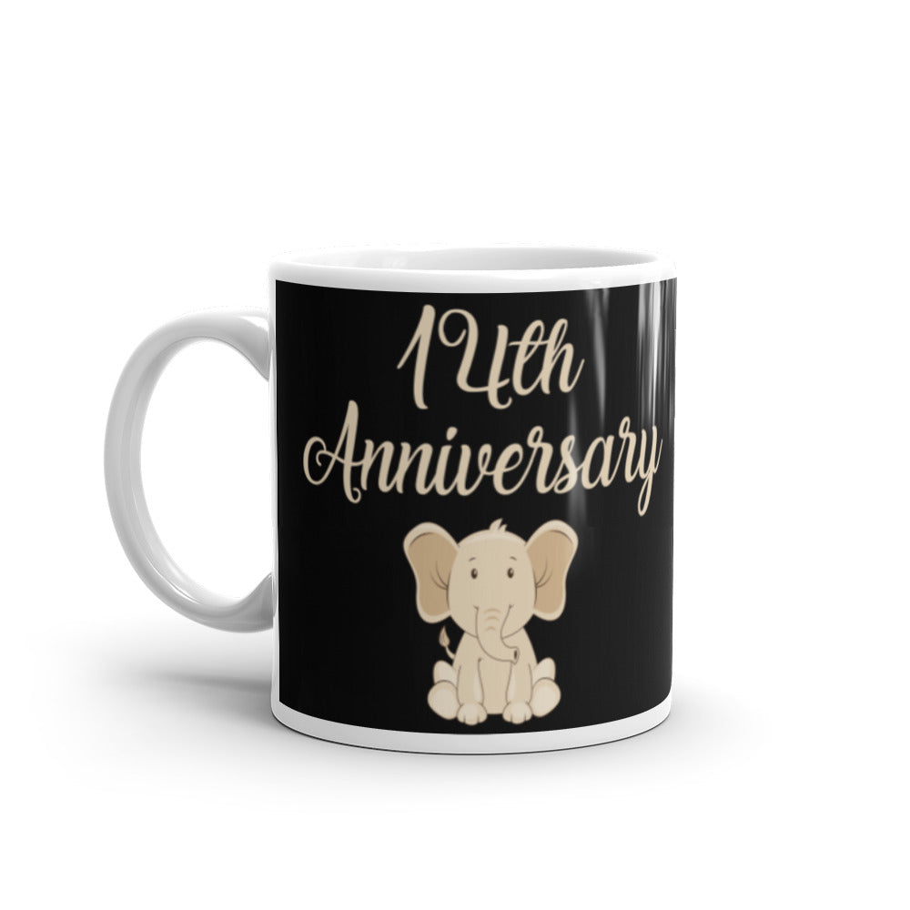 Anniversary Elephant Mug - alternate view