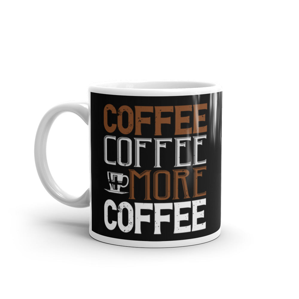 Distressed text coffee holder - alternate view