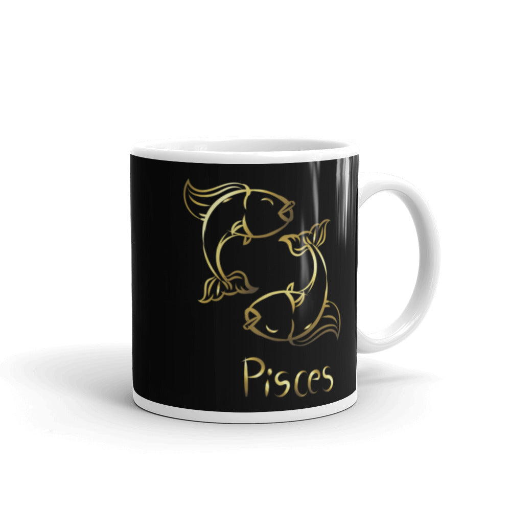 Pisces Zodiac Drinking Mug - alternate view