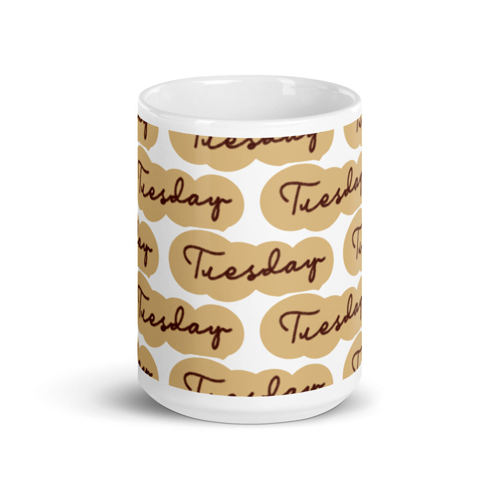 Tuesday motif mug - alternate view
