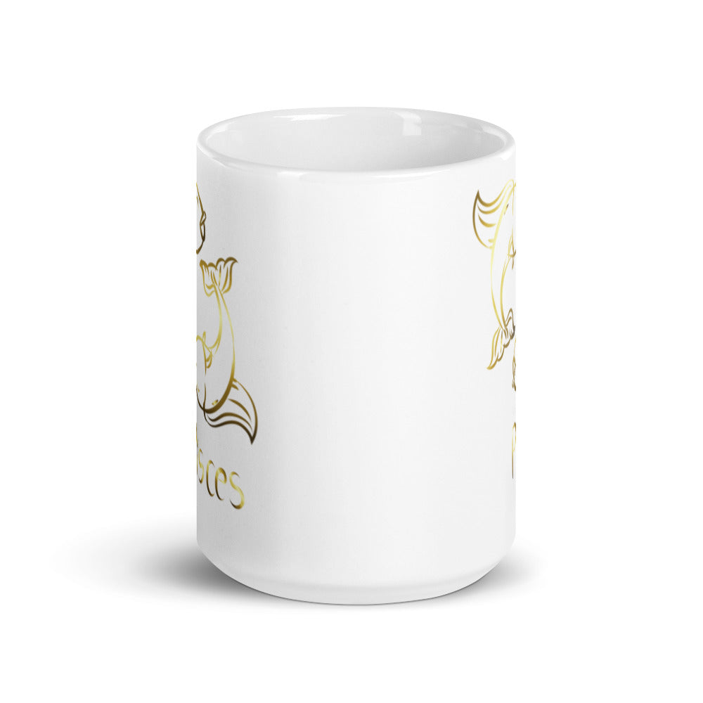Pisces zodiac mug - alternate view