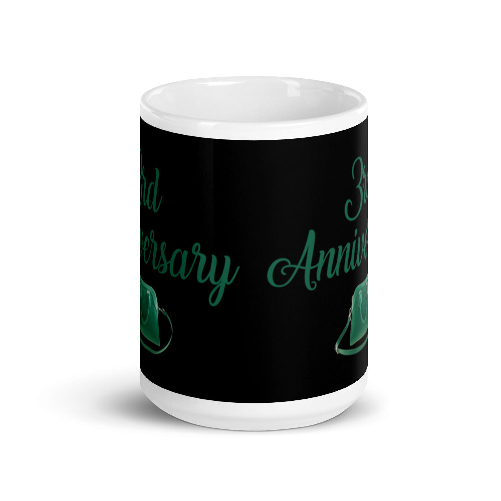 Anniversary handbag mug - alternate view