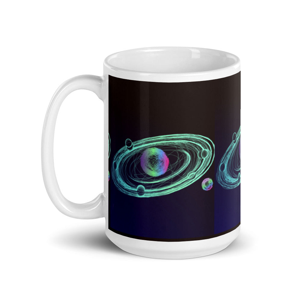 Cosmic scene mug - alternate view