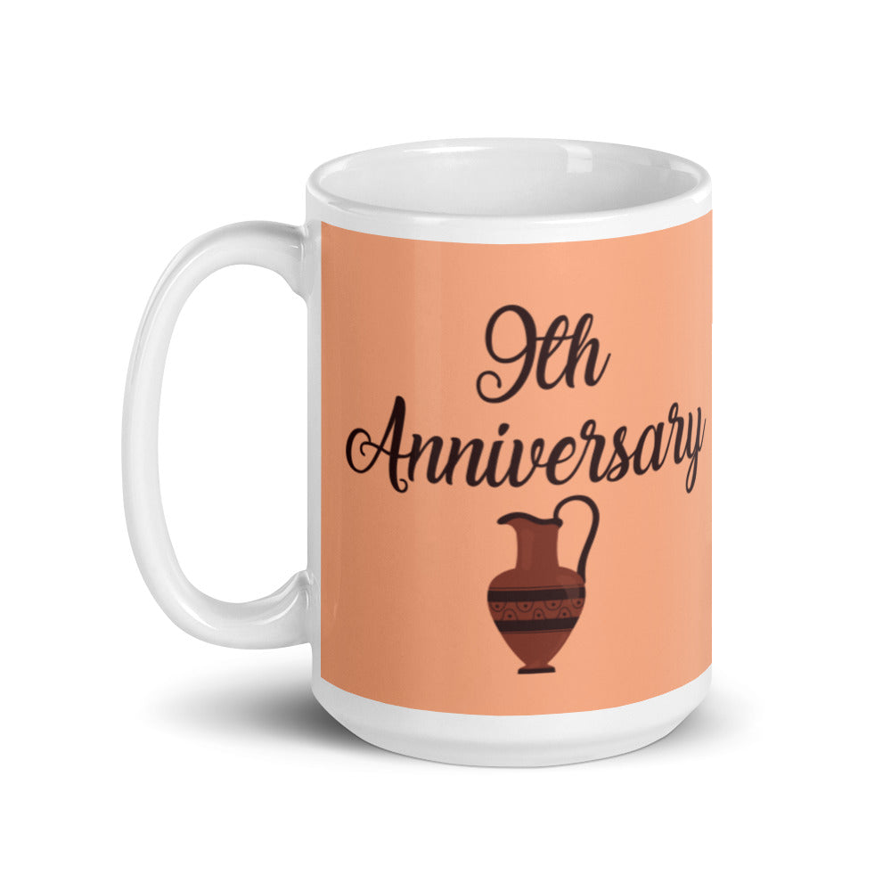 9th Anniversary Amphora Mug - alternate view