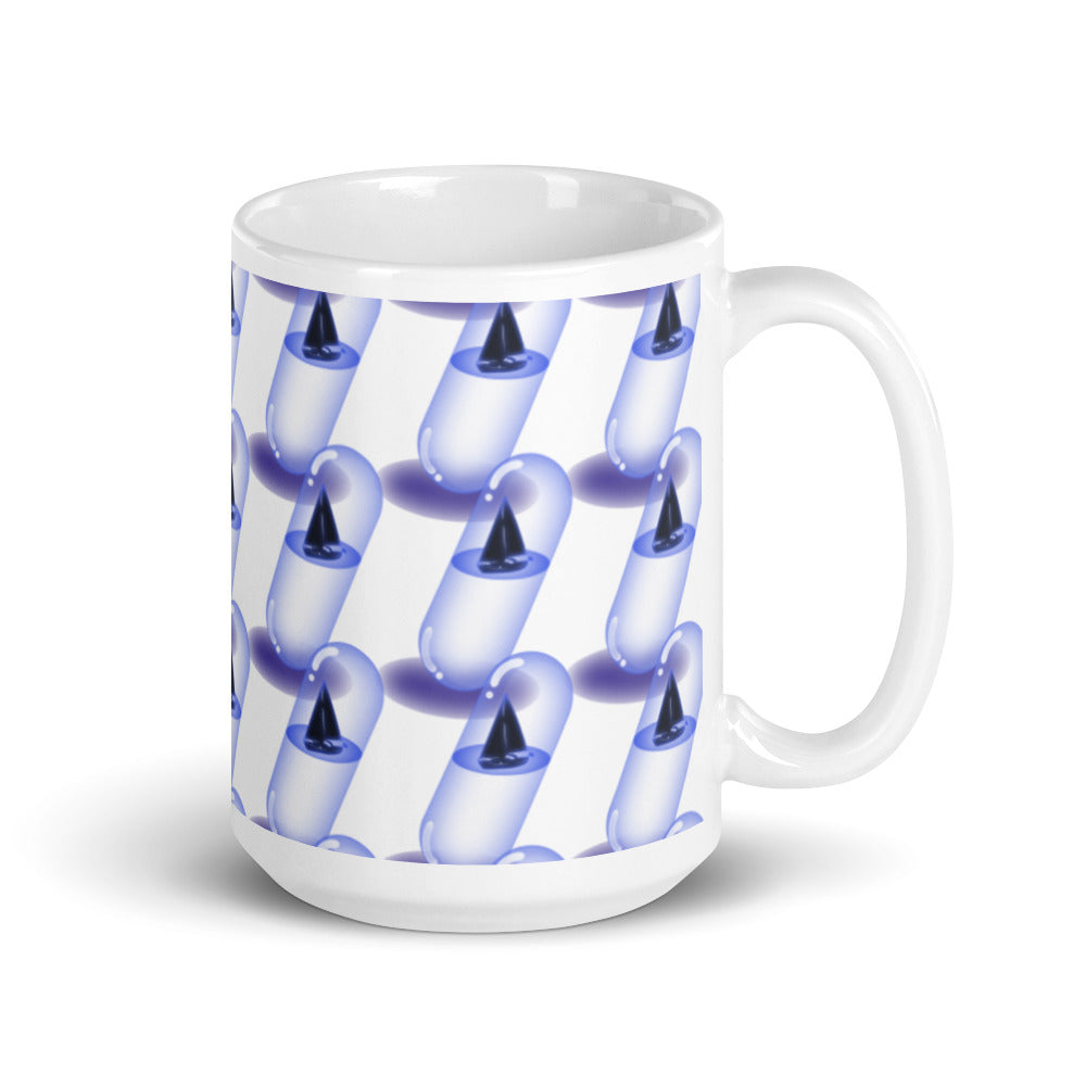 Abstract Patterned Drinking Mug - alternate view