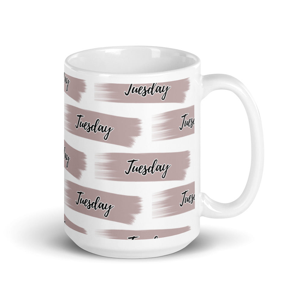 Tuesday brushstroke drinking cup - alternate view