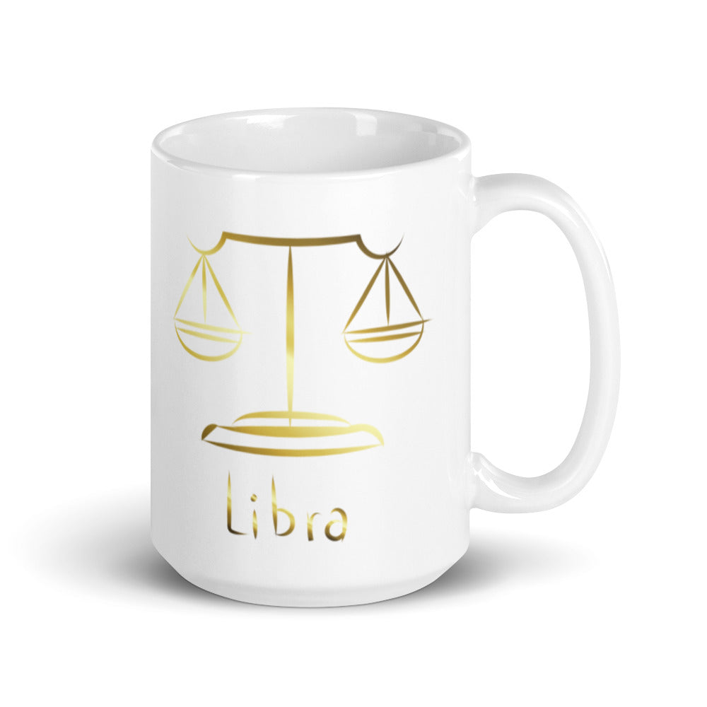 Libra ceramic mug - alternate view