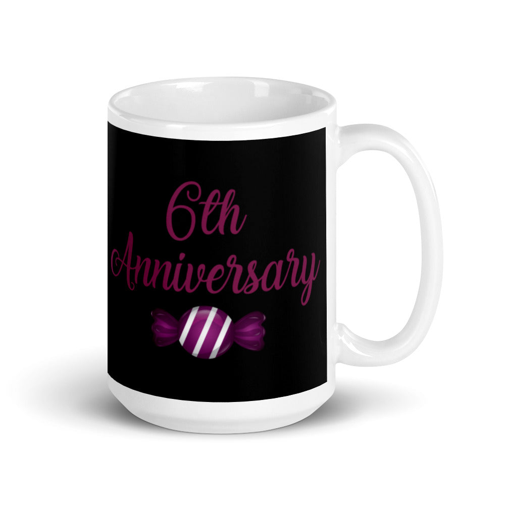 6th Anniversary Candy Mug - alternate view