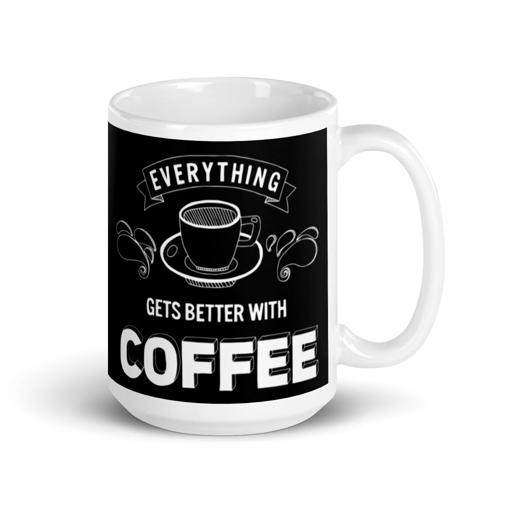 Coffee-themed oversized mug - alternate view